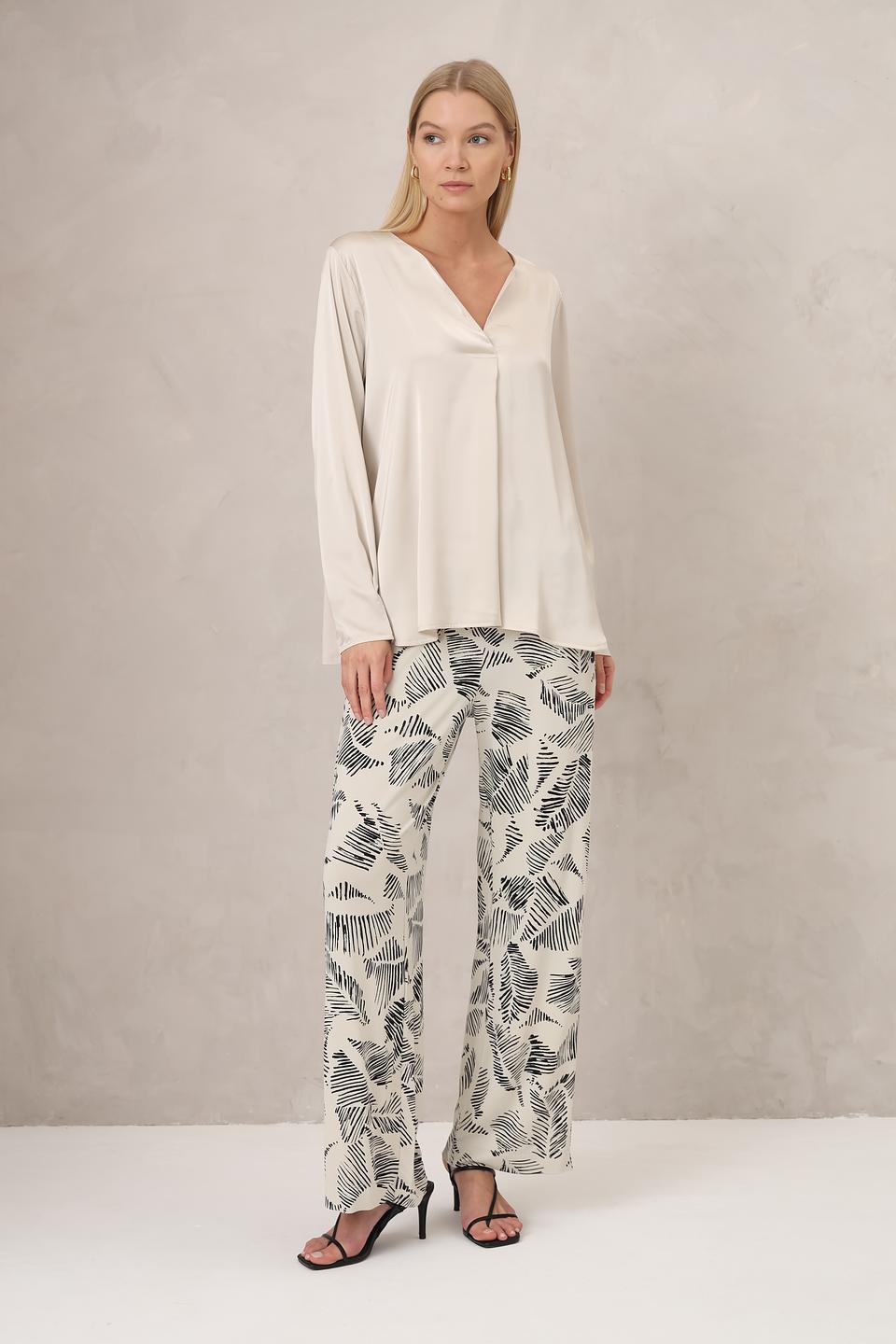 Блуза Broadway женская кремовая