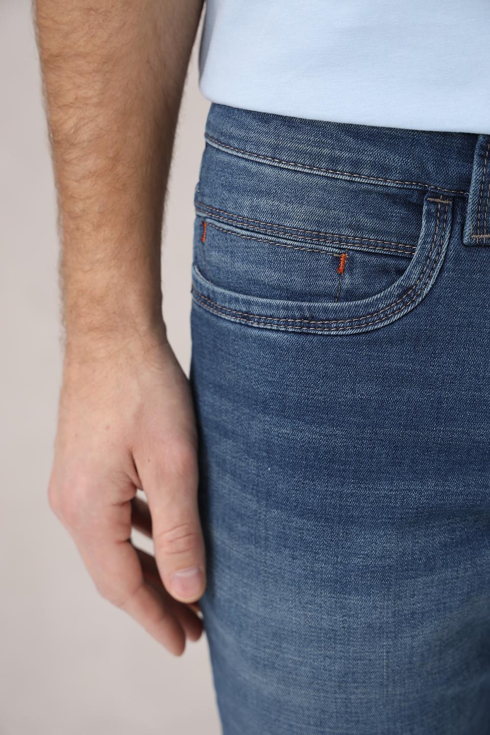 Джинсы Hattric синие Slim Fit