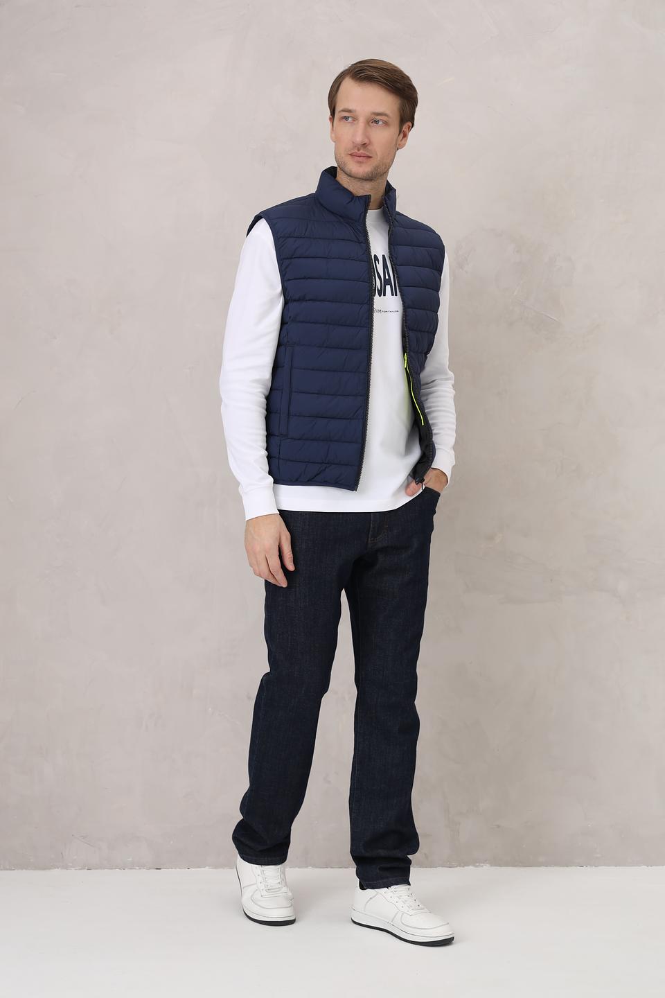 Жилет Calamar стеганый синий