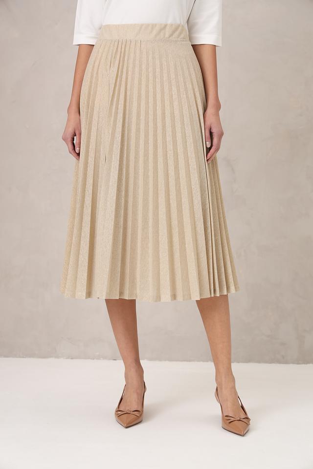 Юбка Rich and Royal плиссированная золотистая