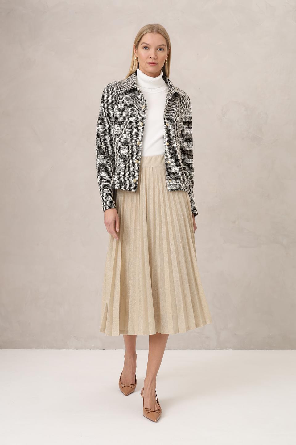 Юбка Rich and Royal плиссированная золотистая