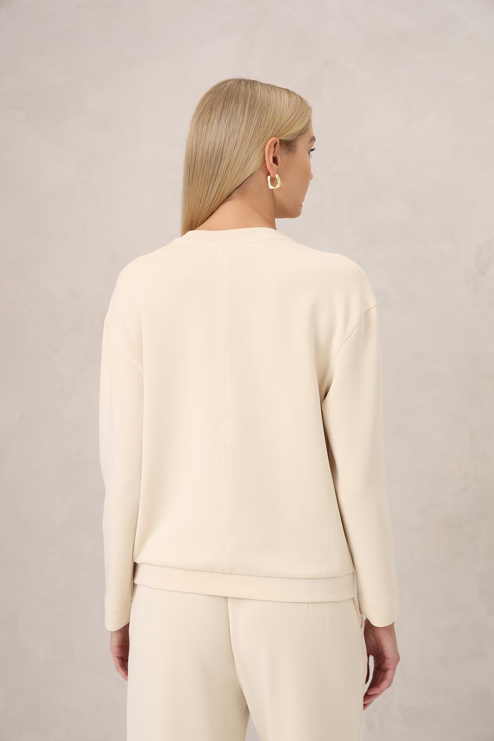 Пуловер Gerry Weber с принтом бежевый