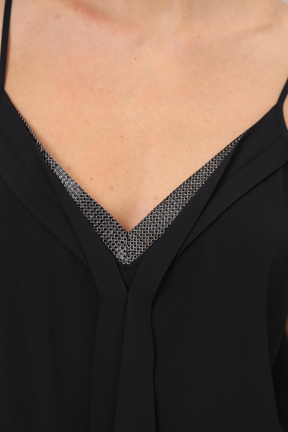 Топ Luisa Cerano на бретелях чёрный