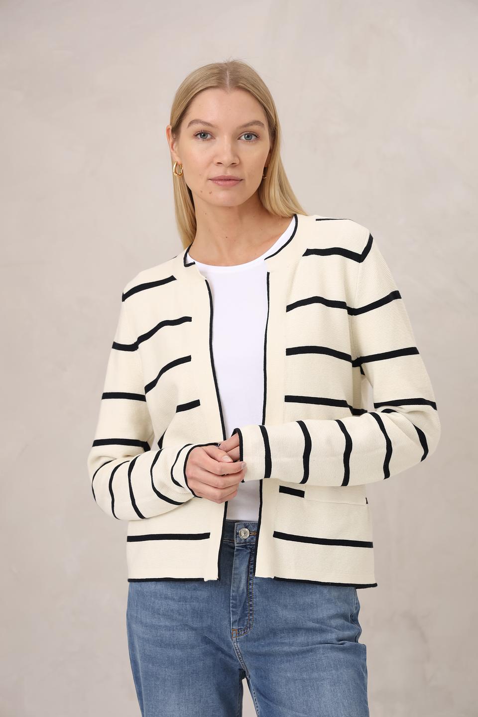 Жакет Gerry Weber в полоску бежевый