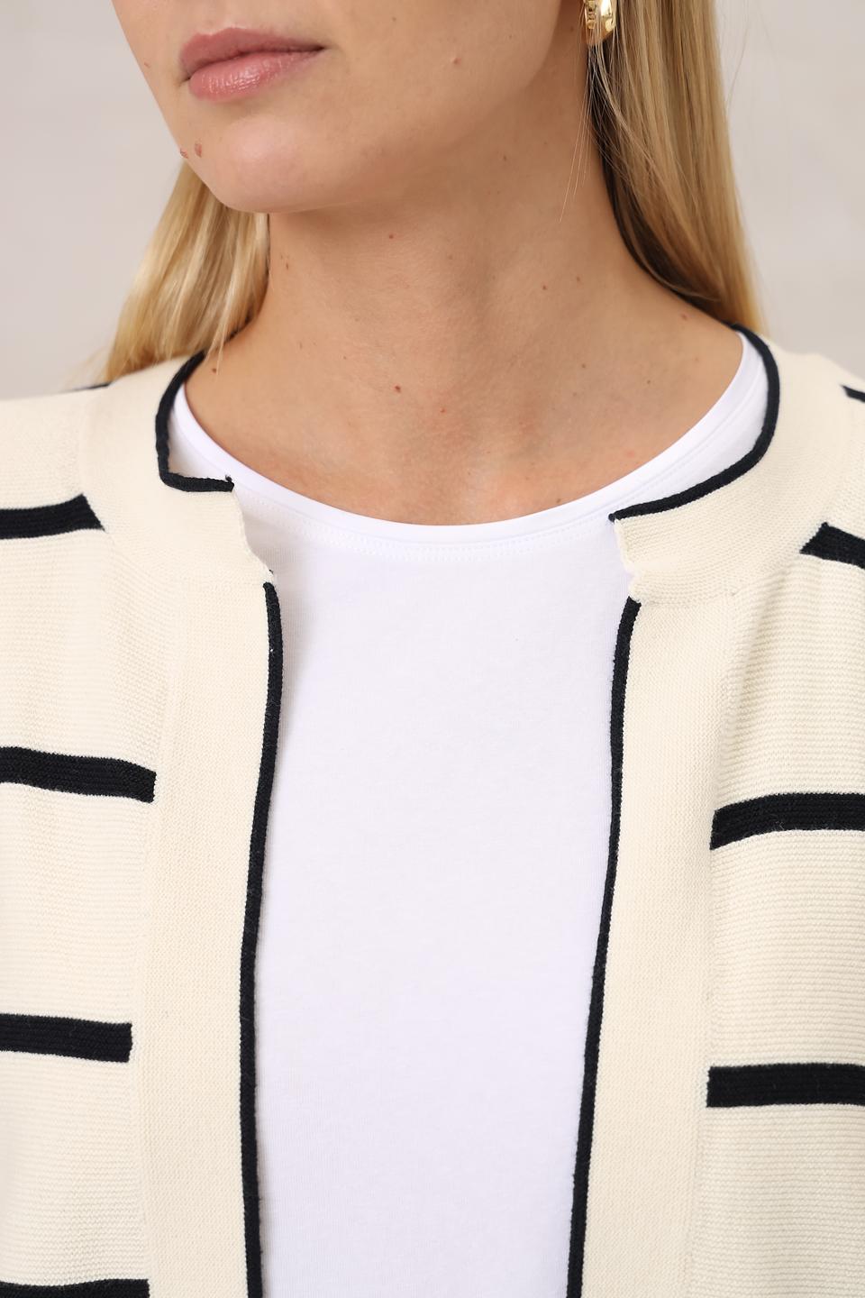 Жакет Gerry Weber в полоску бежевый