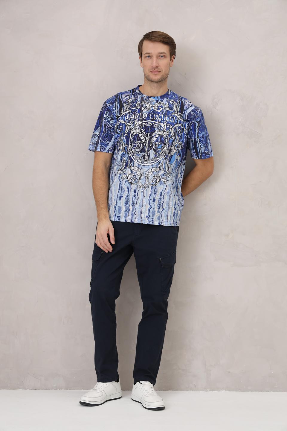 Футболка Carlo Colucci с принтом