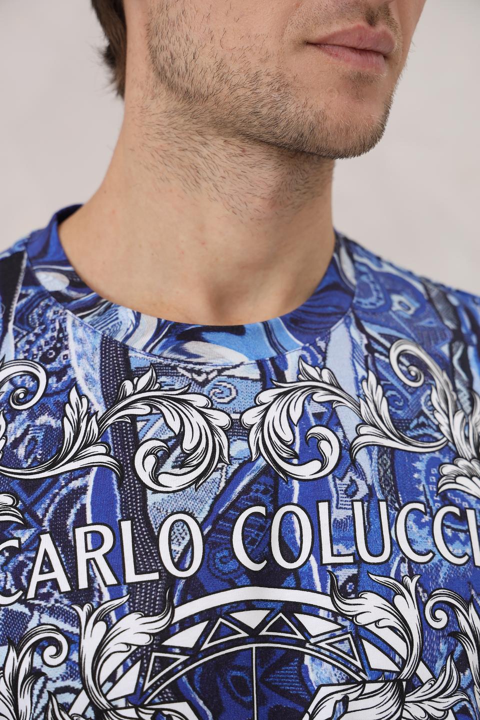 Футболка Carlo Colucci с принтом