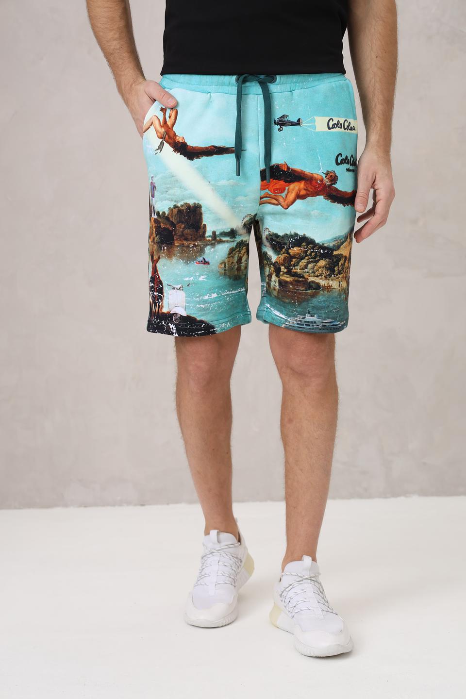 Шорты Carlo Colucci с принтом