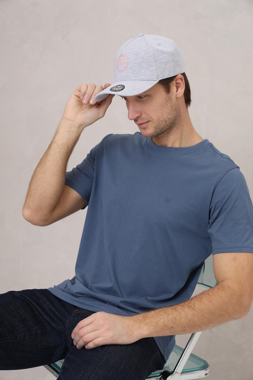 Бейсболка Carlo Colucci серая