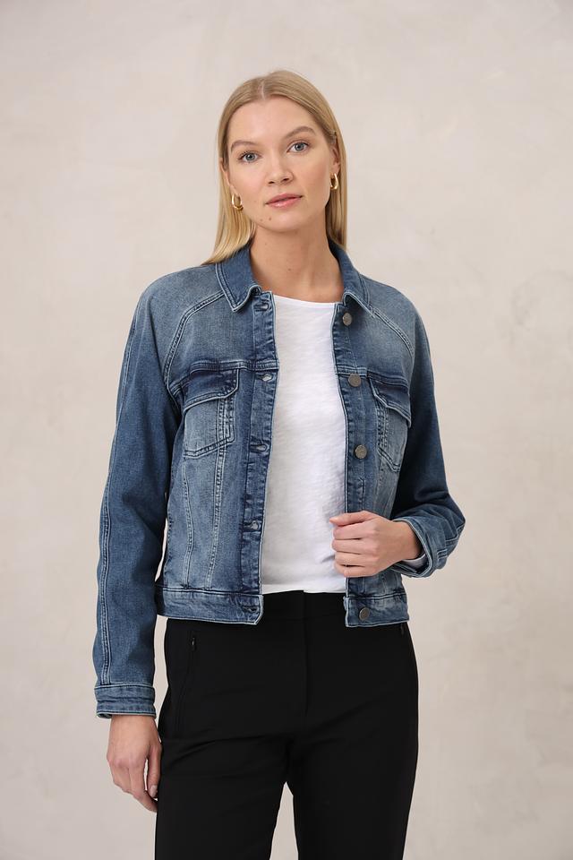 Жакет Lecomte джинсовый синий