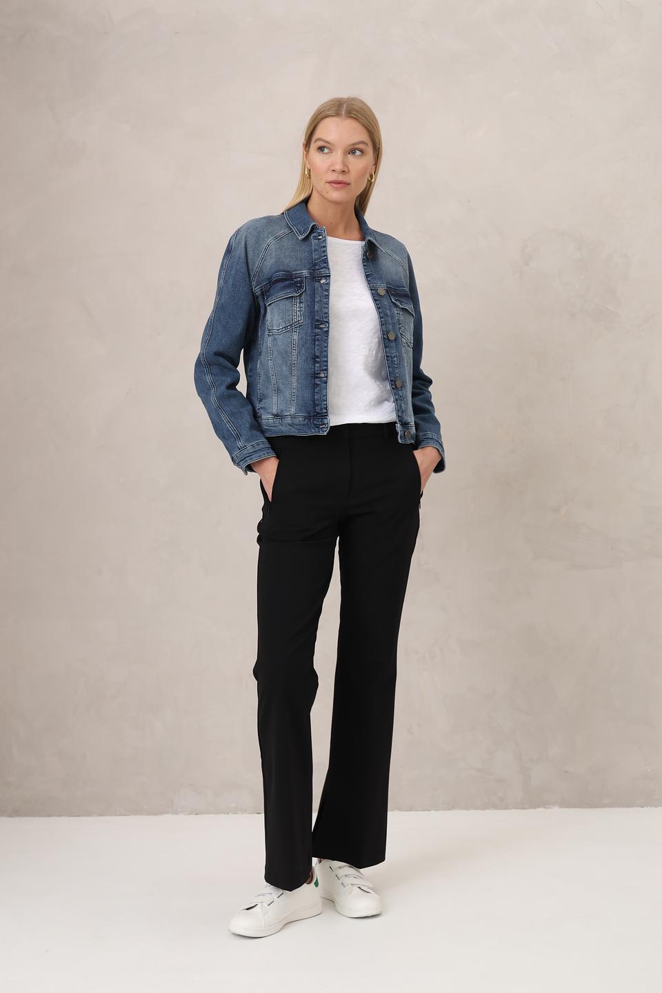 Жакет Lecomte джинсовый синий