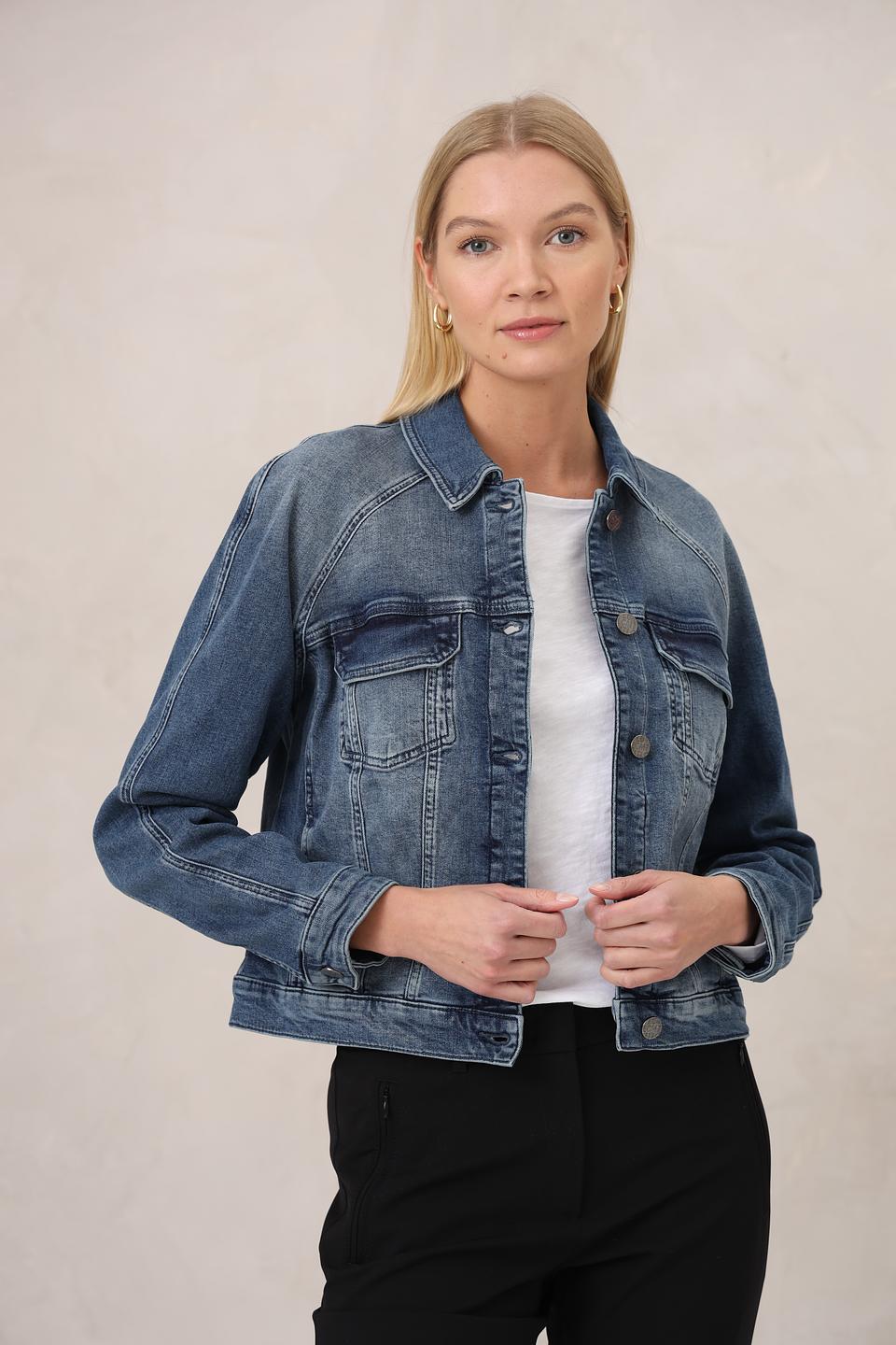 Жакет Lecomte джинсовый синий