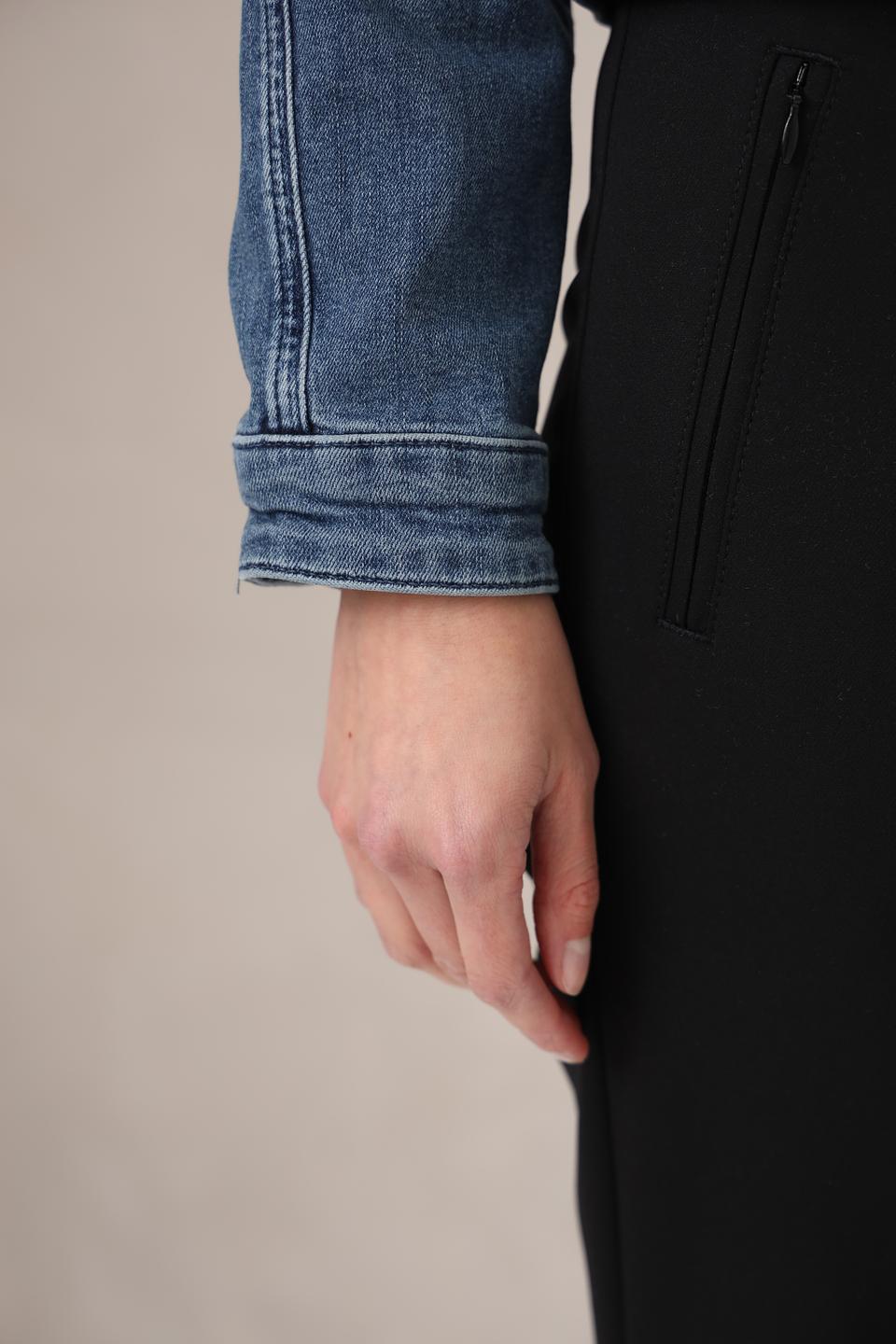 Жакет Lecomte джинсовый синий