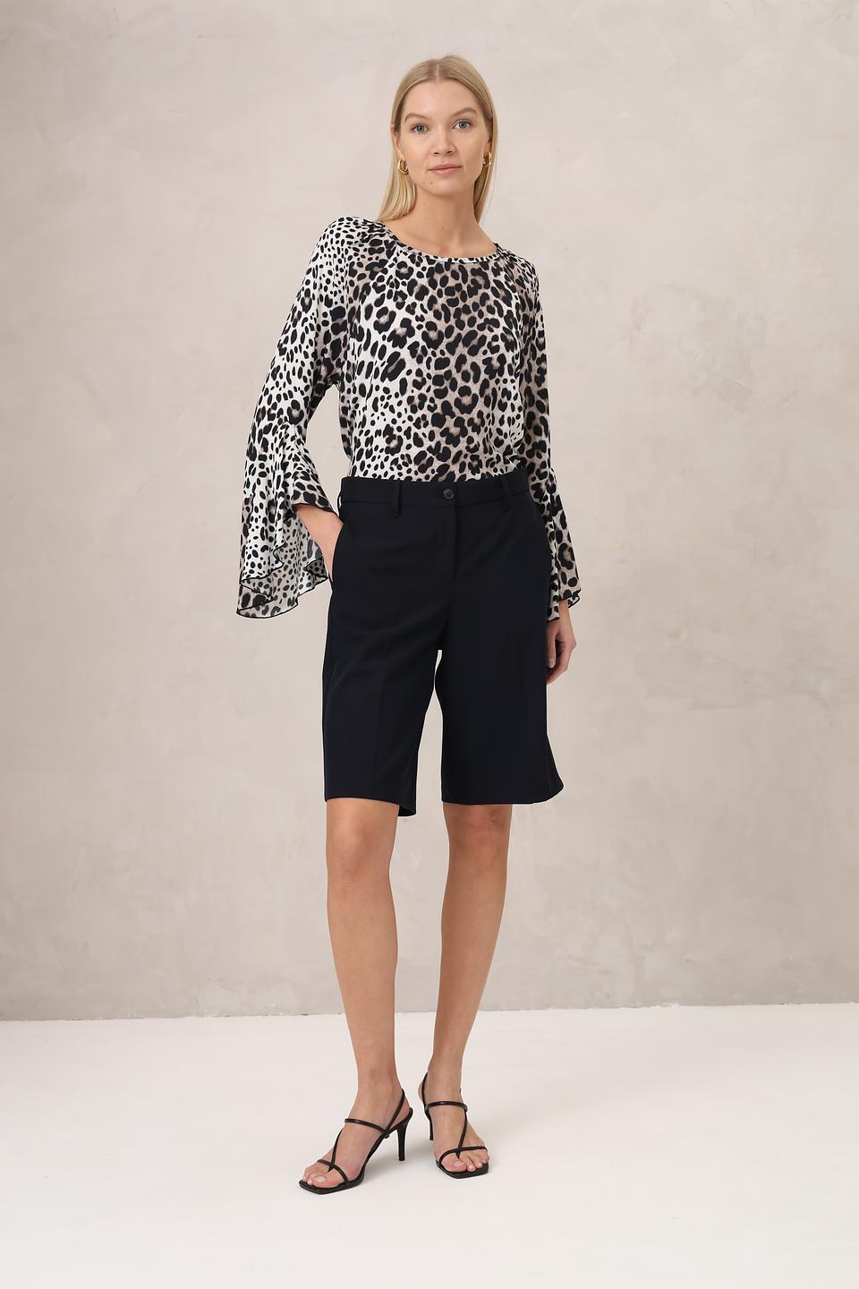 Блуза Monari с леопардовым принтом