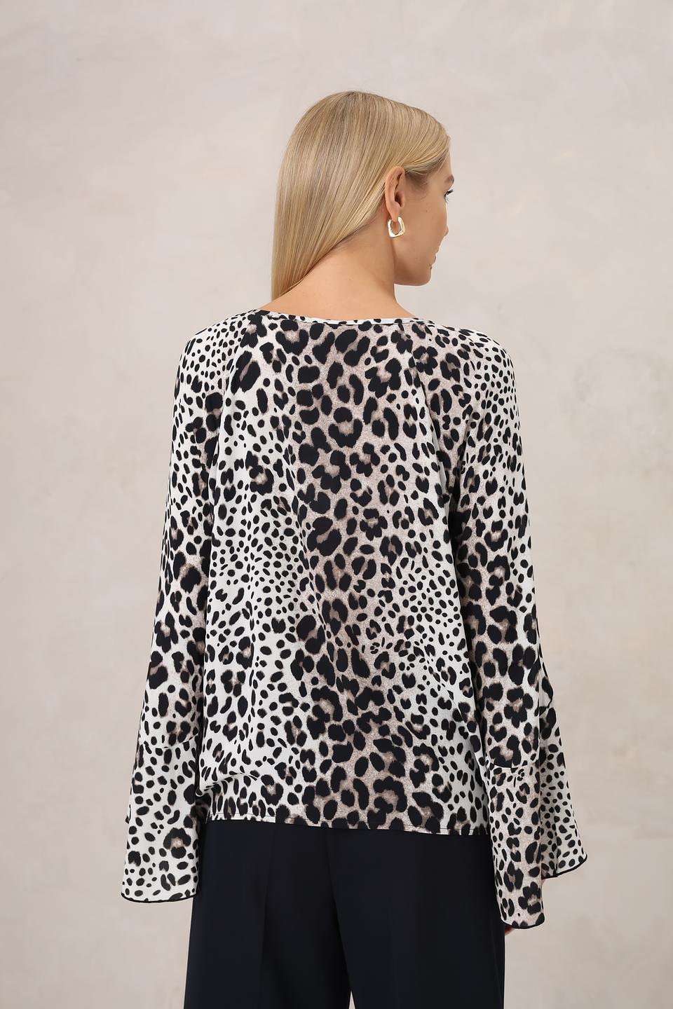 Блуза Monari с леопардовым принтом
