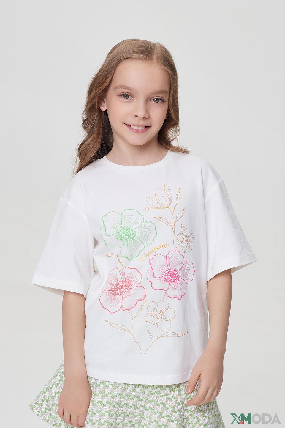 Футболка Choupette с цветами