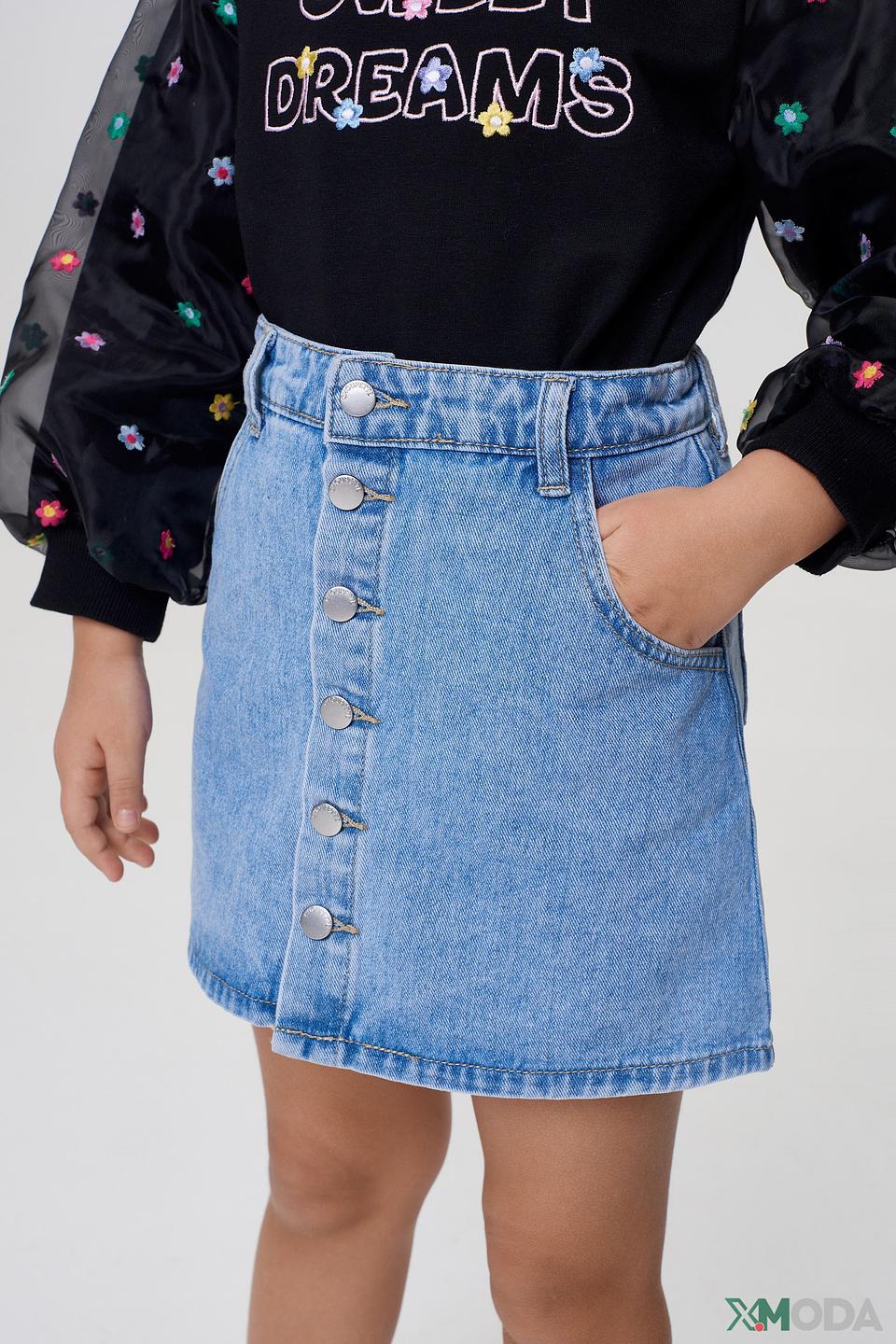 Юбка джинсовая Choupette голубой