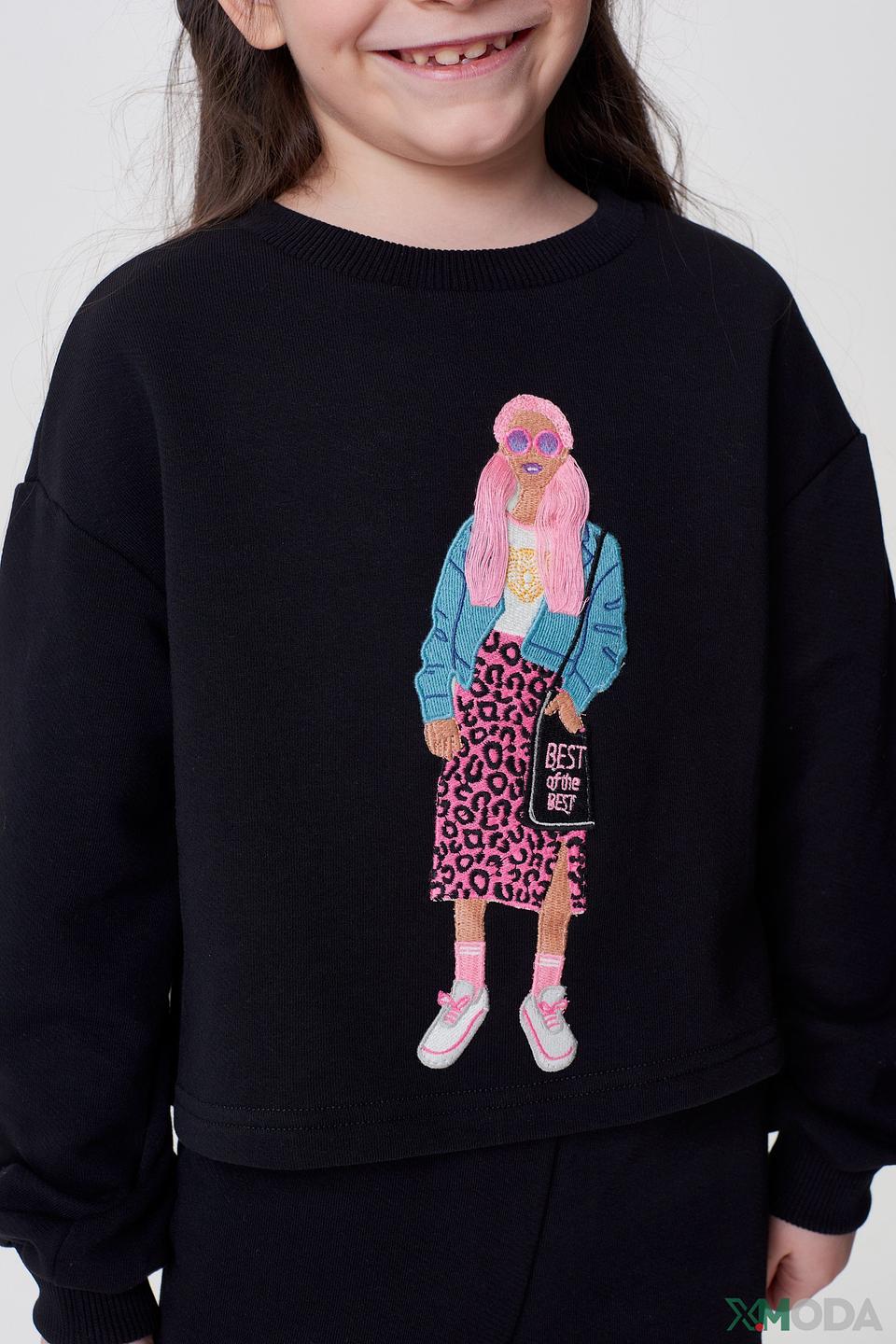 Комплект Choupette с принтом чёрный