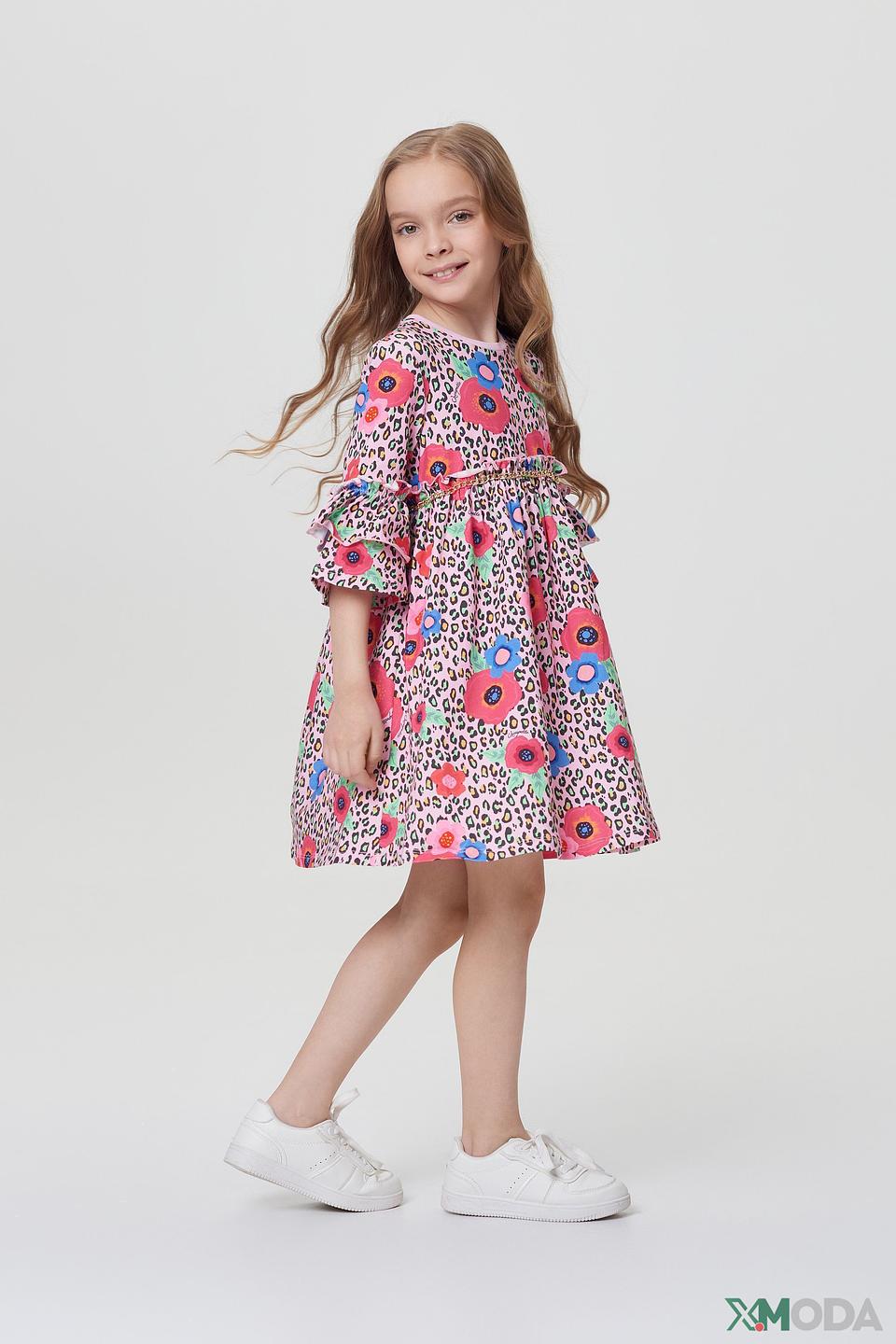 Платье Choupette дев. с цветочным принтом