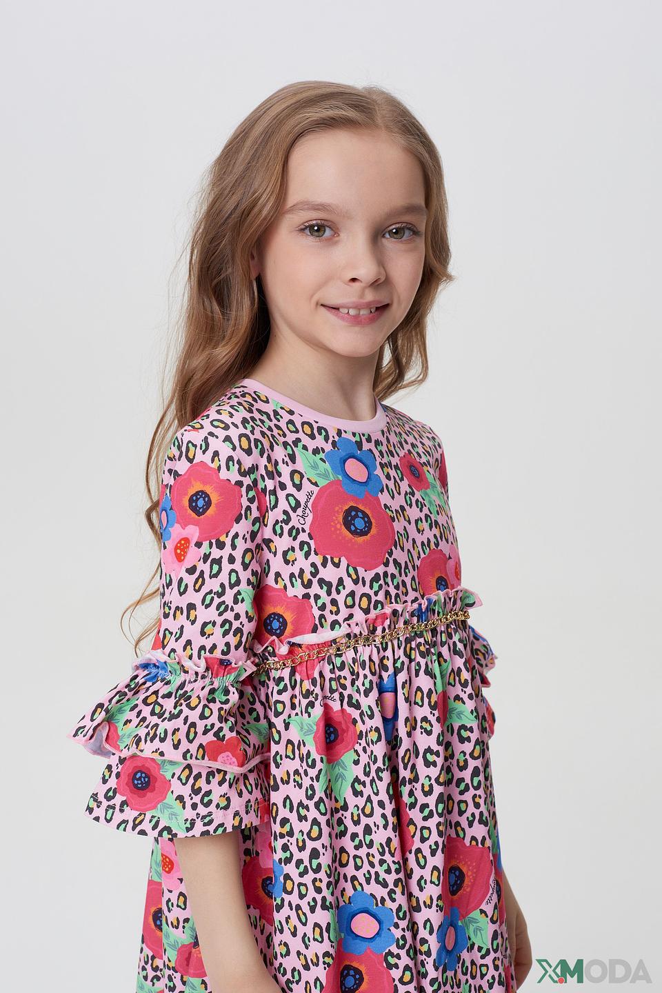 Платье Choupette дев. с цветочным принтом