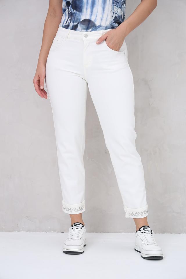 Джинсы Angels укороченные белые