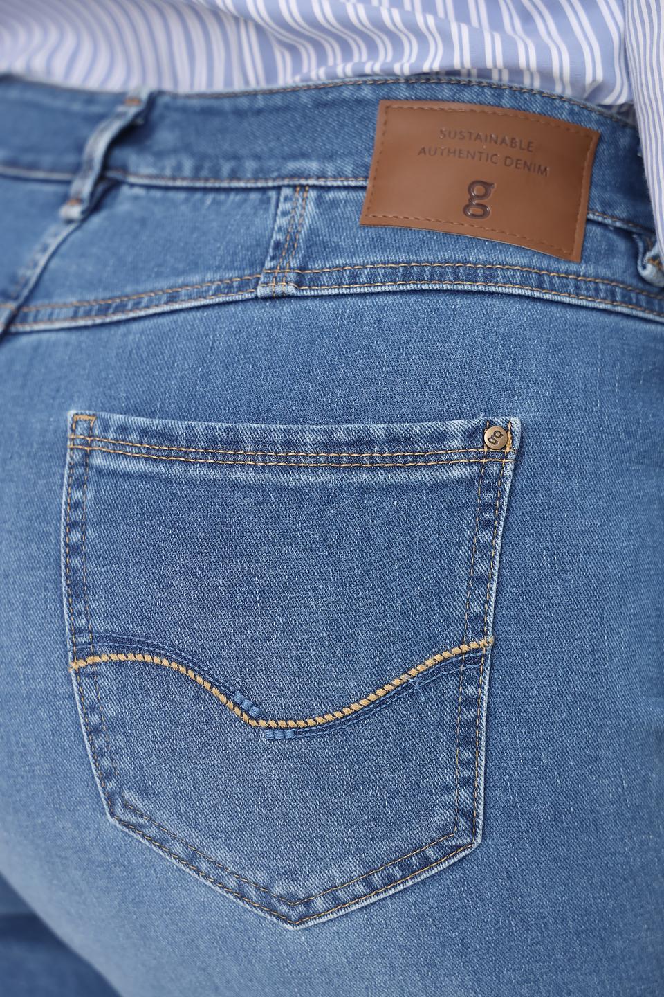 Джинсы Gardeur голубые прямые