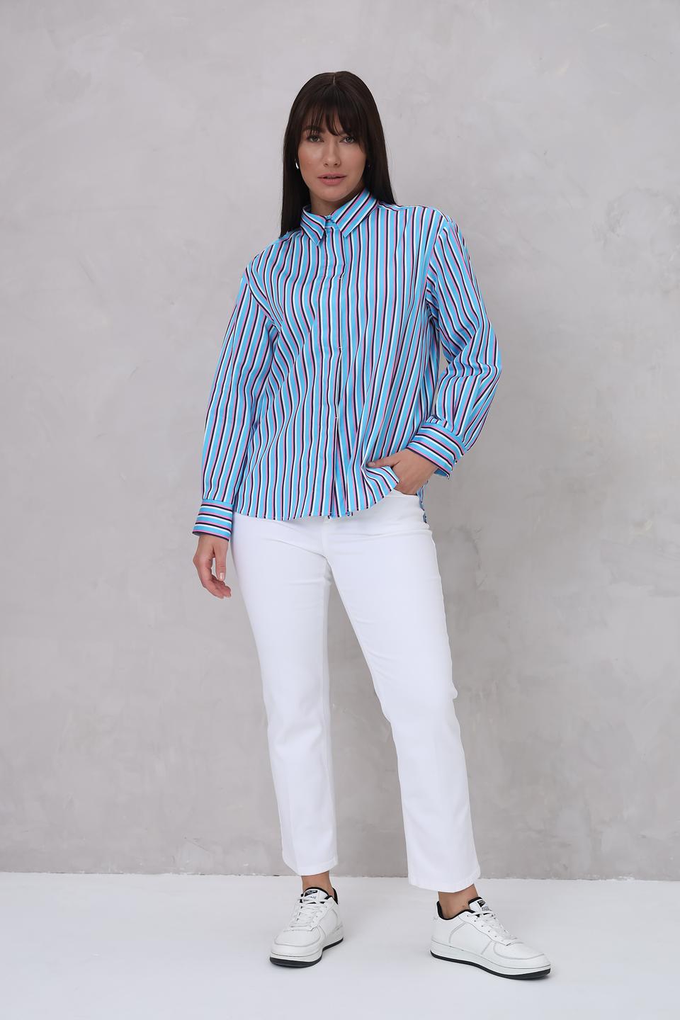 Рубашка Bugatti в полоску