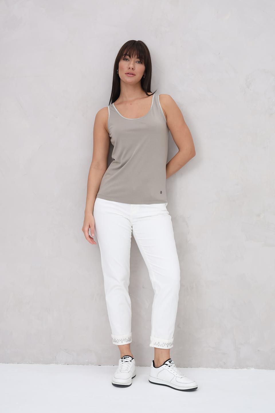 Топ Lecomte женский серый