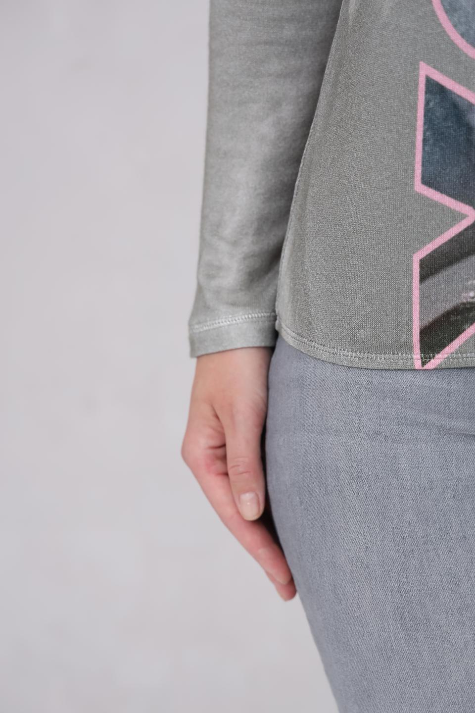 Пуловер Lecomte с тропическим принтом