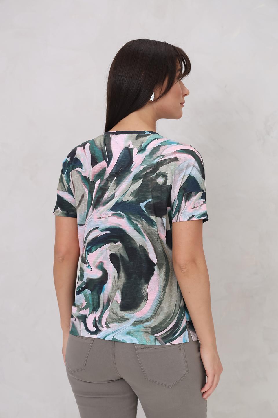 Блуза Lecomte с принтом