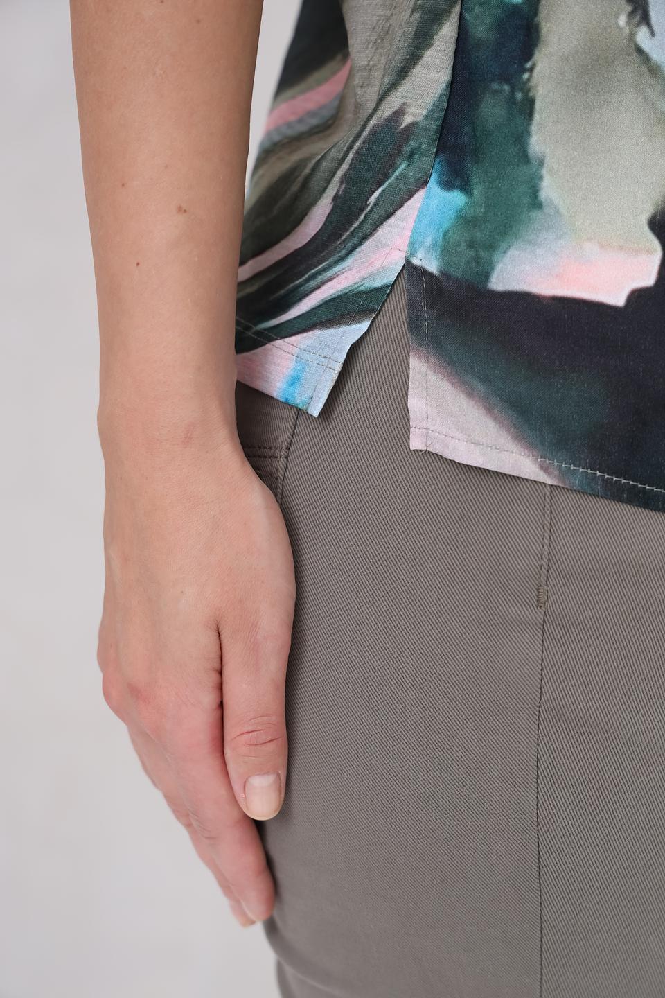 Блуза Lecomte с принтом