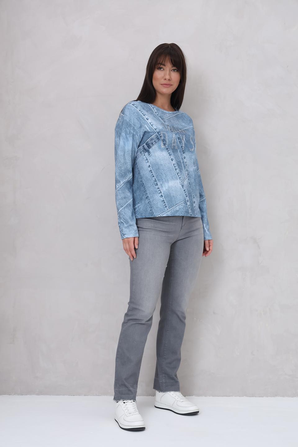 Пуловер Monari деним