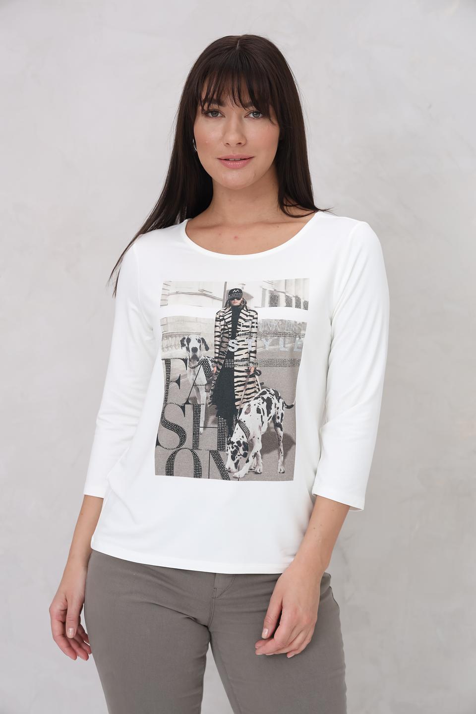 Лонгслив Monari с принтом