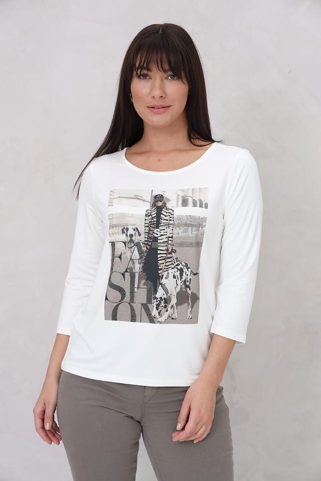 Лонгслив Monari с принтом