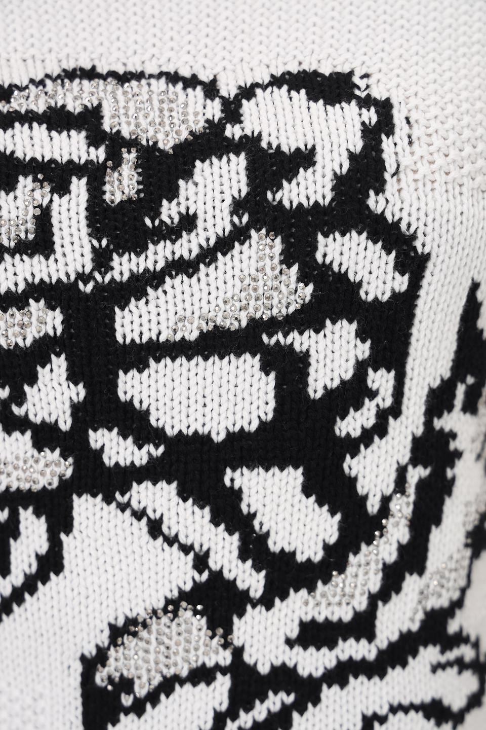 Пуловер Monari с цветочным принтом