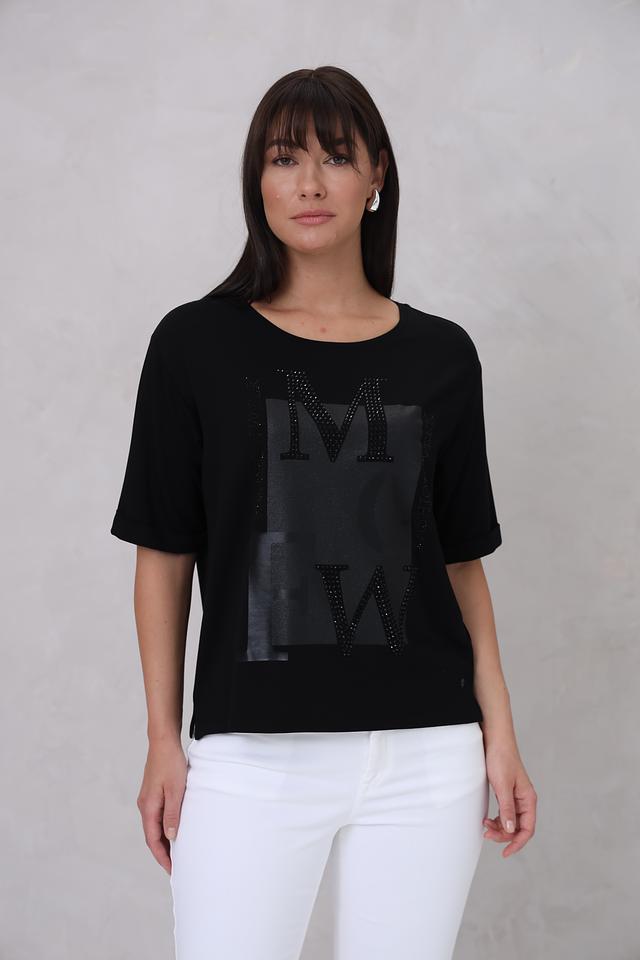 Футболка Monari с логотипом MW чёрная