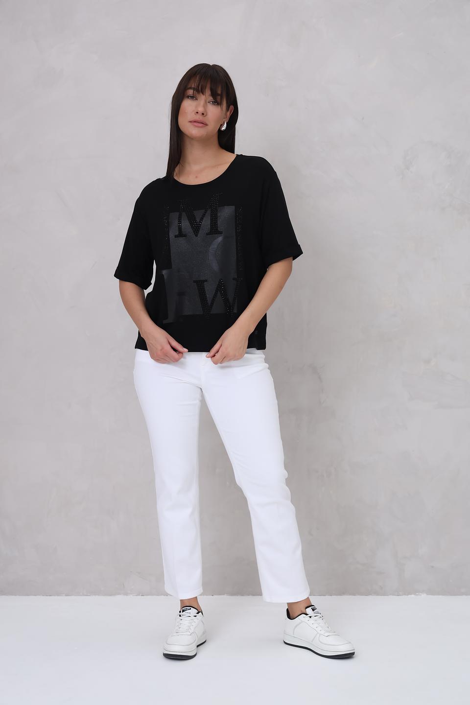Футболка Monari с логотипом MW чёрная
