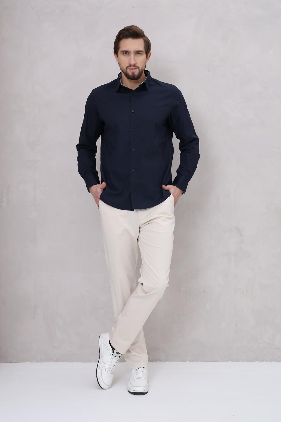 Рубашка Lerros men темно-синяя