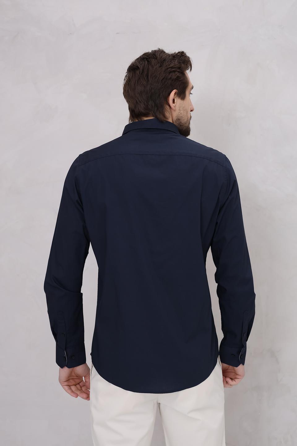 Рубашка Lerros men темно-синяя