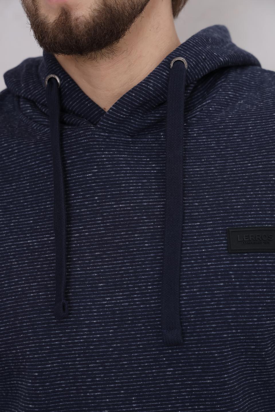 Толстовка Lerros с капюшоном синяя