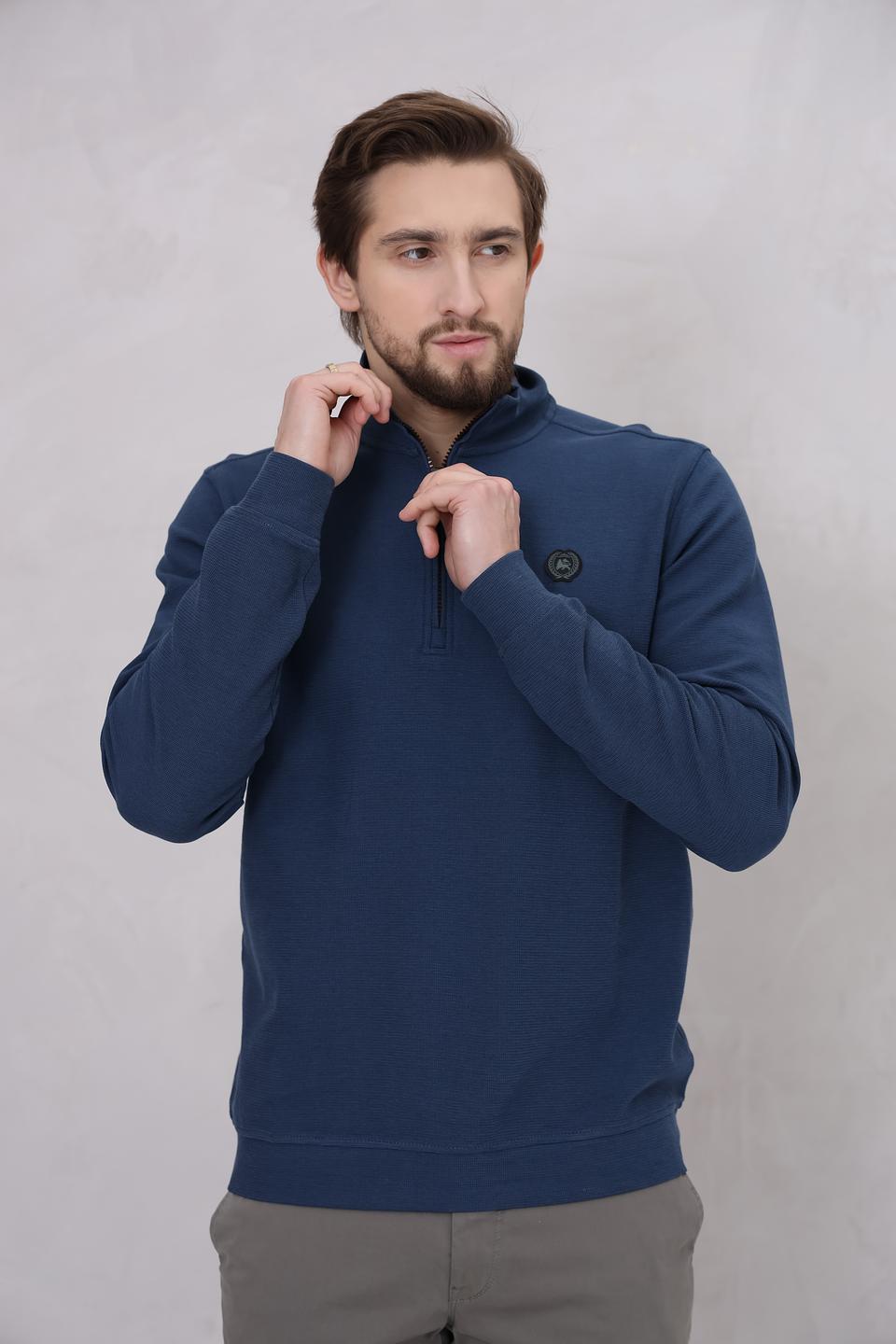 Джемпер Lerros с молнией синий