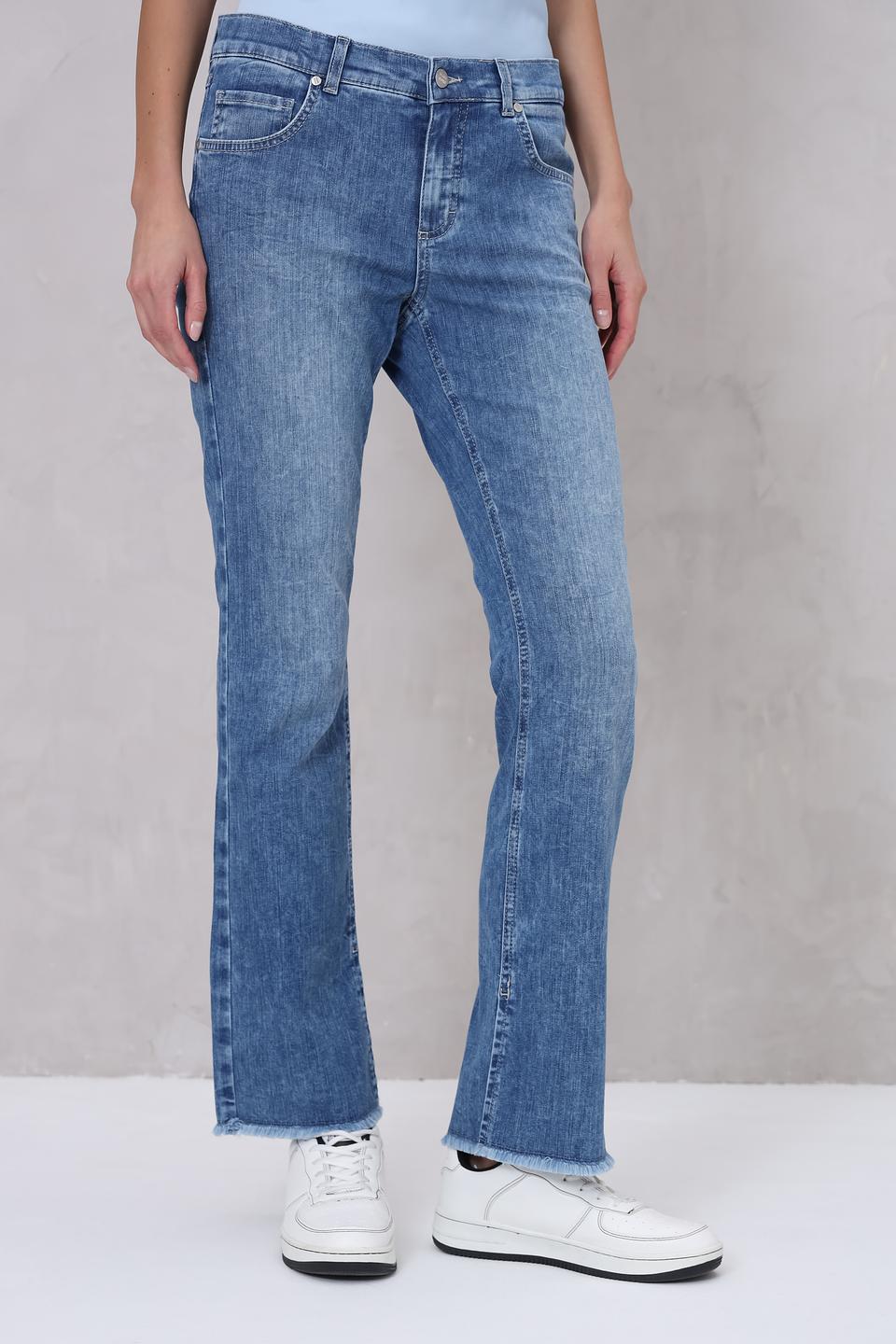 Джинсы Angels с потертостями голубые