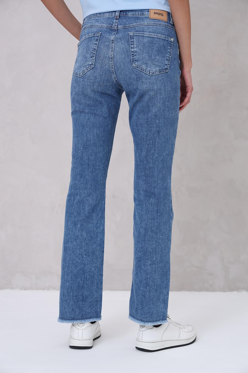 Джинсы Angels с потертостями голубые