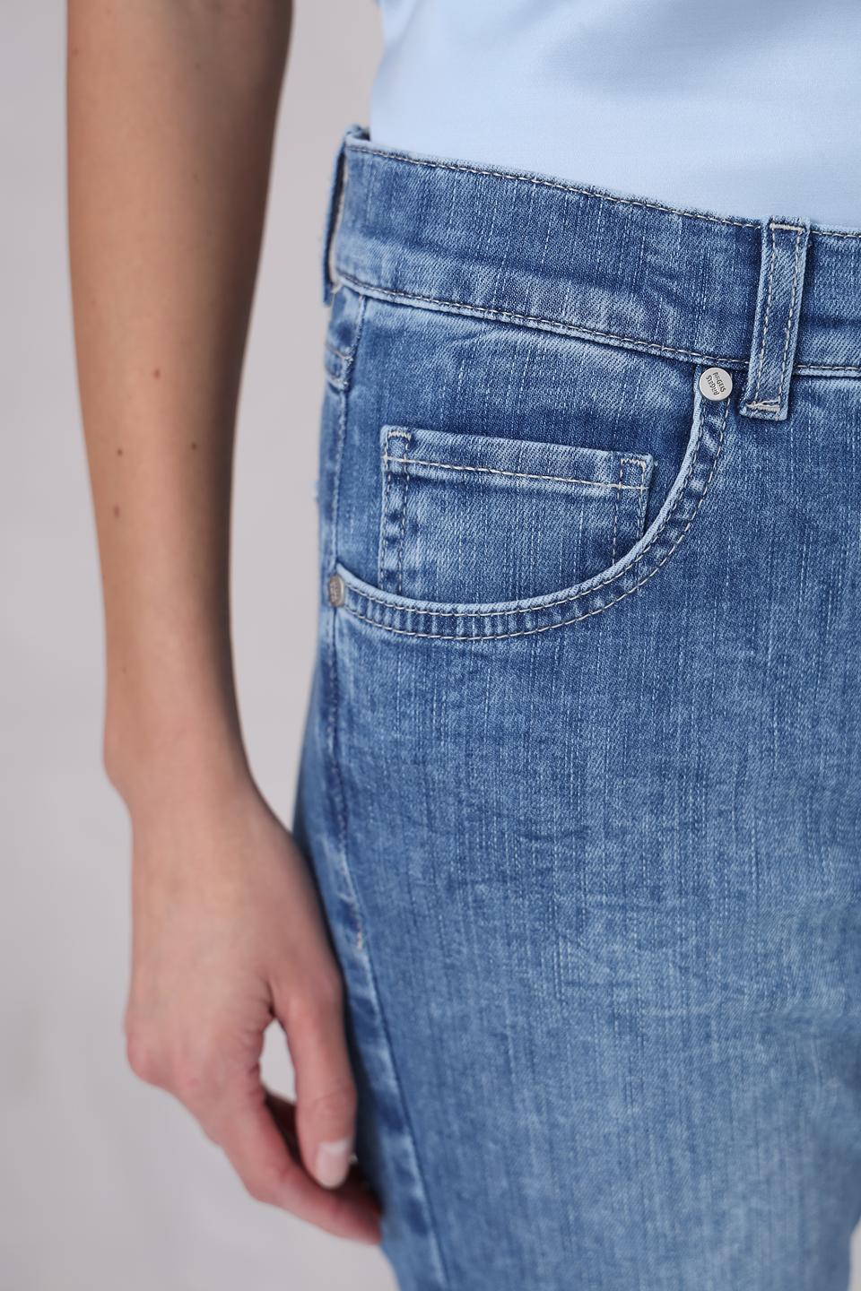 Джинсы Angels с потертостями голубые