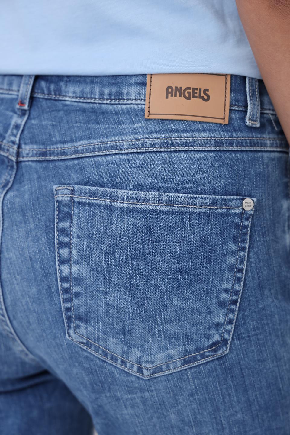 Джинсы Angels с потертостями голубые