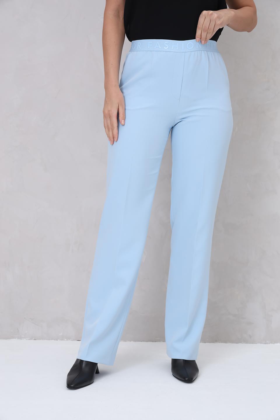 Брюки классические Marc Aurel голубые