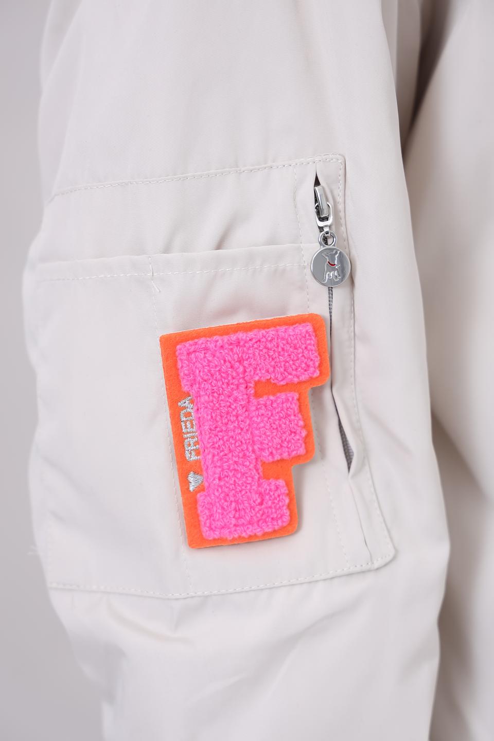 Куртка-бомбер Frieda and Freddies бежевая