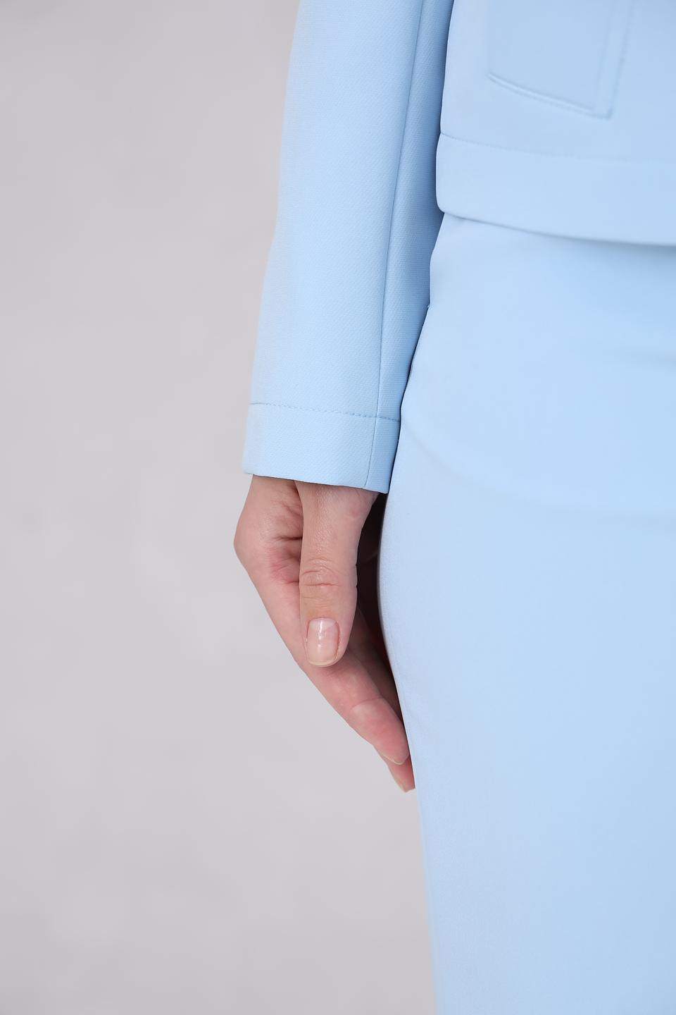 Жакет Marc Aurel голубой приталенный