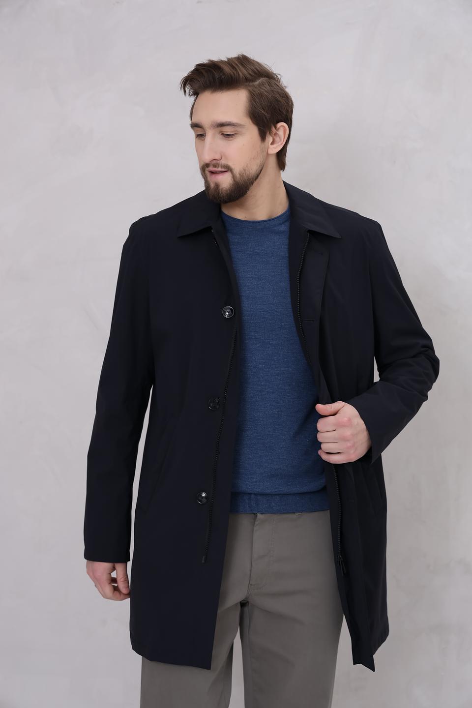 Плащ Bugatti тёмно-синий