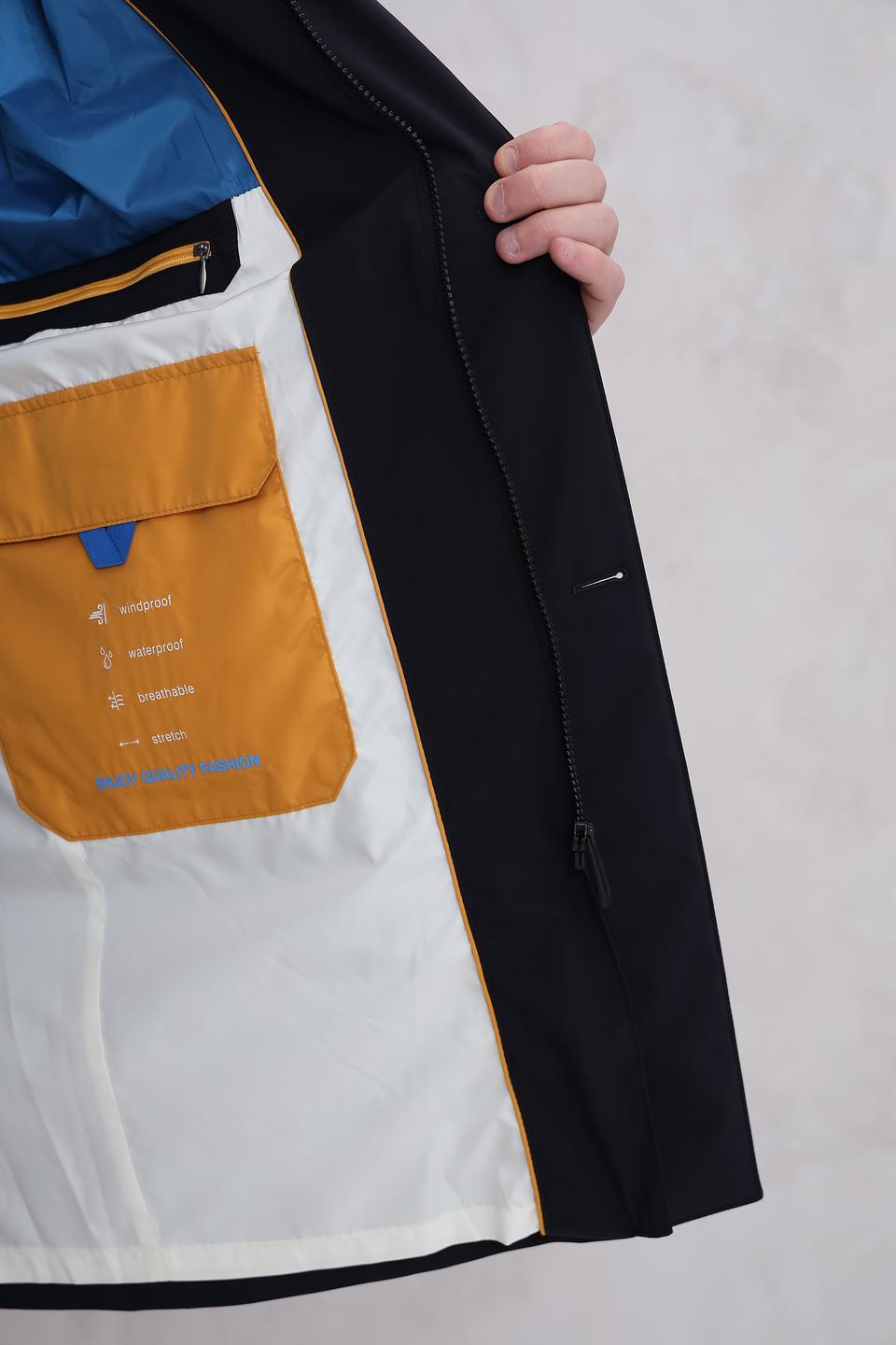 Плащ Bugatti тёмно-синий